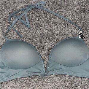 VS Pink Halter Bikini Top